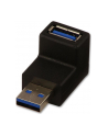 Lindy Kątowy adapter przejściówka dolny USB 3.0 A wtyk - A gniazdo (71260) - nr 5