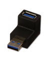 Lindy Kątowy adapter przejściówka dolny USB 3.0 A wtyk - A gniazdo (71260) - nr 6