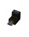 Lindy Kątowy adapter przejściówka górny USB 3.0 A wtyk- A gniazdo (71261) - nr 1