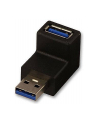 Lindy Kątowy adapter przejściówka górny USB 3.0 A wtyk- A gniazdo (71261) - nr 3