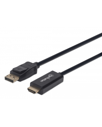 Kabel Manhattan DisplayPort - HDMI 1m czarny (152662)