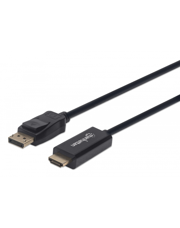 Kabel Manhattan DisplayPort - HDMI 1m czarny (152662) główny
