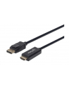 Kabel Manhattan DisplayPort - HDMI 1m czarny (152662) - nr 14