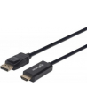 Kabel Manhattan DisplayPort - HDMI 1m czarny (152662) - nr 19