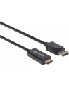 Kabel Manhattan DisplayPort - HDMI 1m czarny (152662) - nr 21