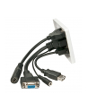Lindy 60220 Moduł ścienny VGA/HDMI/USB 3.5mm jack stereo (ly60220) - nr 7