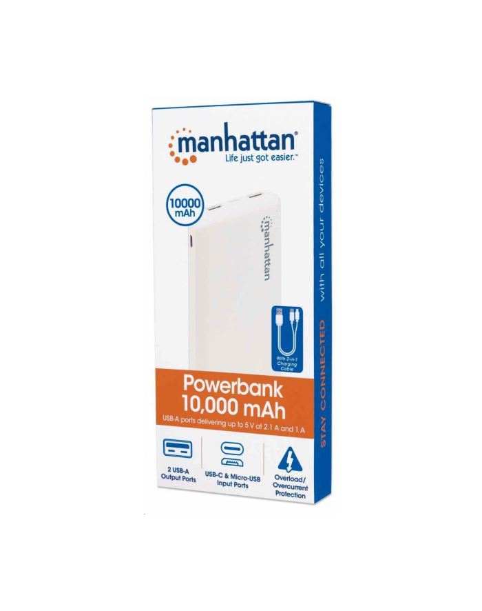 Manhattan 10000mAh Biały (406277) główny