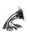 Lindy 60220 Moduł ścienny VGA/HDMI/USB 3.5mm jack stereo (ly60220) - nr 14