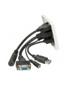 Lindy 60220 Moduł ścienny VGA/HDMI/USB 3.5mm jack stereo (ly60220) - nr 4
