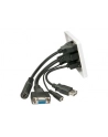 Lindy 60220 Moduł ścienny VGA/HDMI/USB 3.5mm jack stereo (ly60220) - nr 5
