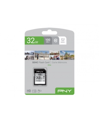 Karta PNY Technologies SDHC Elite 32GB UHS-I (P-SD32GU1100EL-GE)