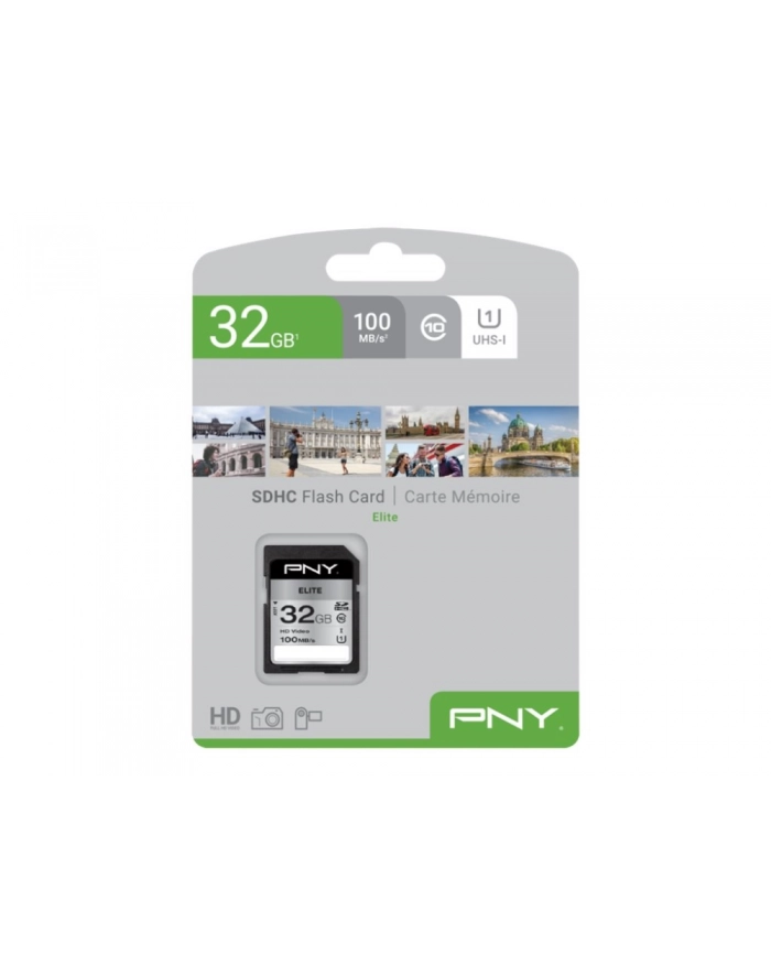 Karta PNY Technologies SDHC Elite 32GB UHS-I (P-SD32GU1100EL-GE) główny