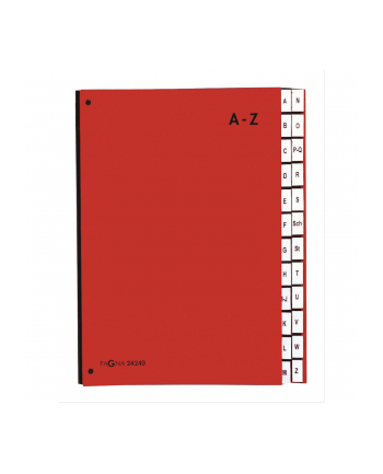 PAGNA Przekładka indeksująca Color 24 Fächer A-Z rot