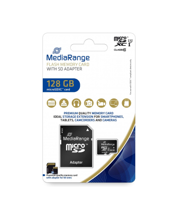 Mediarange MicroSDXC 128GB Class 10 UHS-1 + adapter SD (MR945)