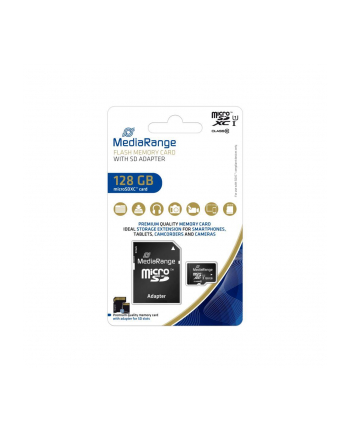 Mediarange MicroSDXC 128GB Class 10 UHS-1 + adapter SD (MR945)