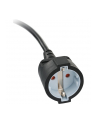 MONACOR MCF-215/SW Kabel zasilający, przedłużacz, uziemiona wtyczka, 2m - nr 25