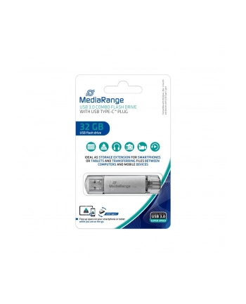 Mediarange MediaRange 32GB USB 3.0 + USB 3.0 Type-C (MR936)