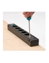 MONACOR MONACOR MC-52USB/SW STOŁOWA LISTWA ZASILAJĄCA, 5 GNIAZDEK, 2 GNIAZDA USB MC52USBSW - nr 9