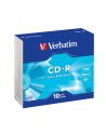CD-R Verbatim [ slim jewel case 10 | 700MB | 52x | DataLife ] - nr 12