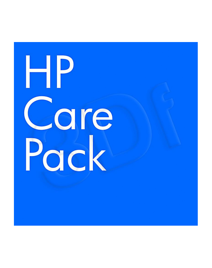 HP Care Pack serwis w m.inst. z reakcją w nast. dn. rob.  ochrona w razie przypadk. uszkodz.  4 lata UG838E główny