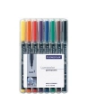 Staedtler Foliopis Lumocolor F Wodoodporny Zestaw 8 Kol. 1 2 3 4 5 6 7 9 W Etui Box - nr 5