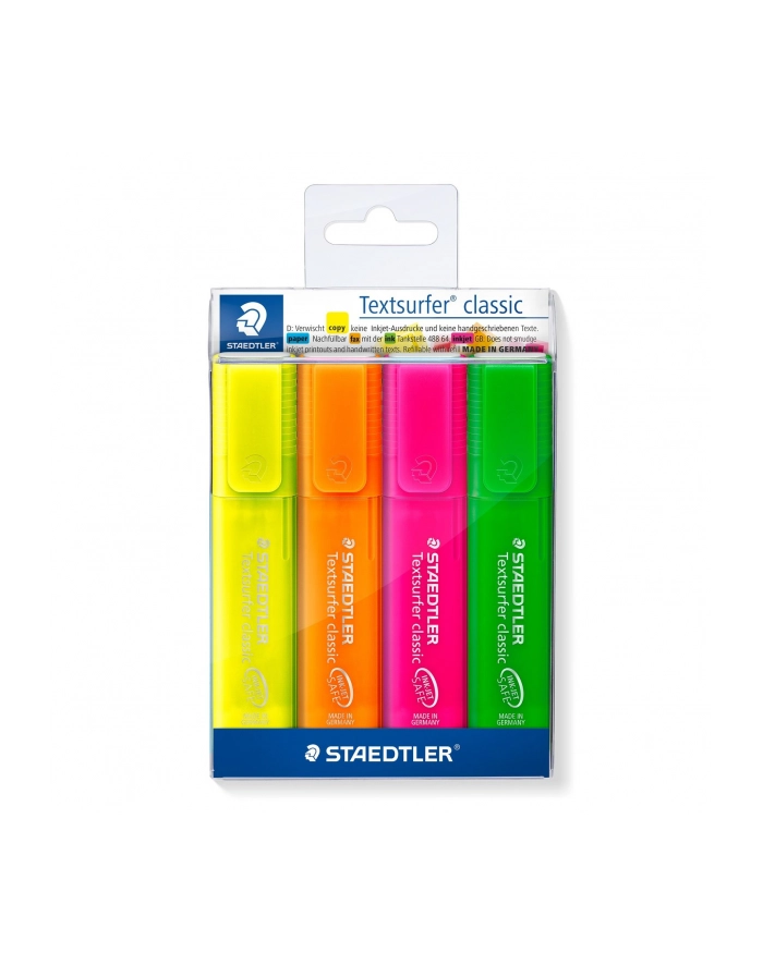 Staedtler Zakreślacz Biurowy Classic 4 Kol główny