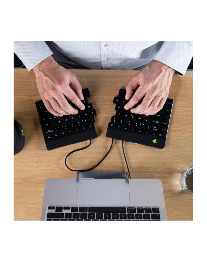R-GO Tools Split Keyboard, (US), black (RGOSP-USWIBL) główny