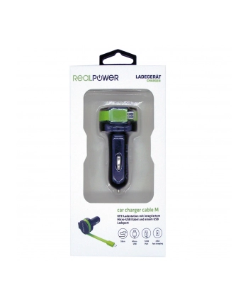 Realpower MicroUSB Cable + 1x USB (257635)