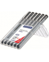 STAEDTLER Pisak z atramentem pigmentowym czarny 6 sztuk - nr 16