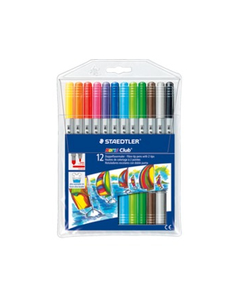 Staedtler Noris Club Mazaki Dwustronne 12 Sztuk