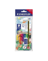 Staedtler Kredki Ołówkowe 12 Kolorów Noris Club + Gumka, Ołówek - nr 4