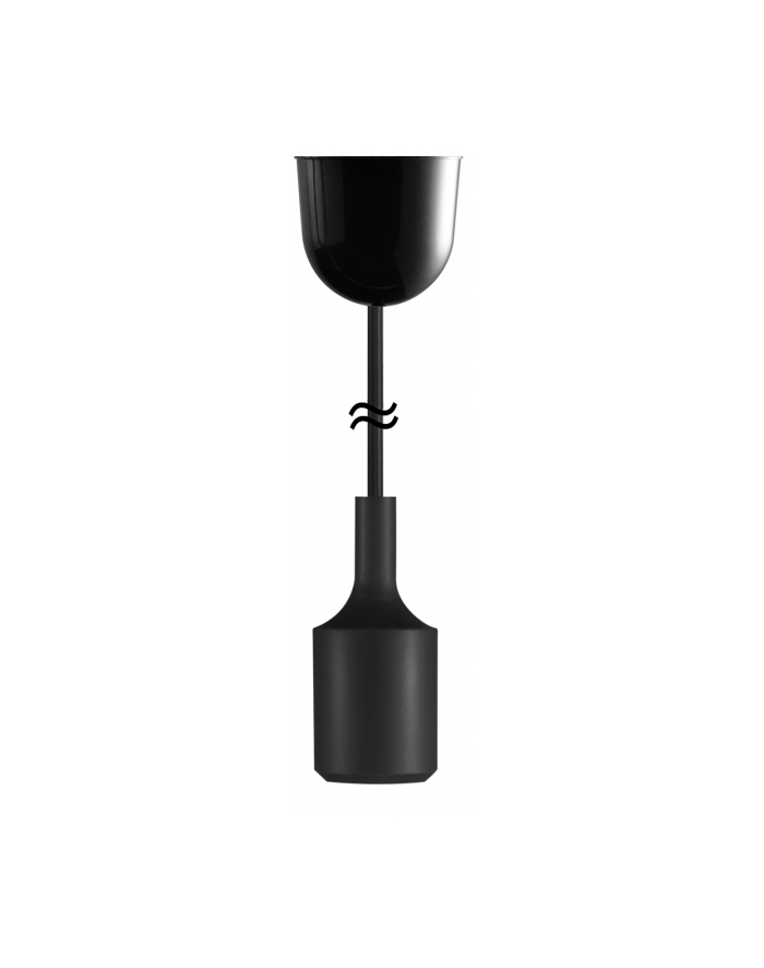 Segula Pendelleuchte Design Silikon E27 2 0M Schwarz (50572) główny
