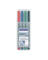 Staedtler Flamaster Suchościeralny Lumocolor Ohp, F, 4 Kolory W Etui (Sta017) - nr 12