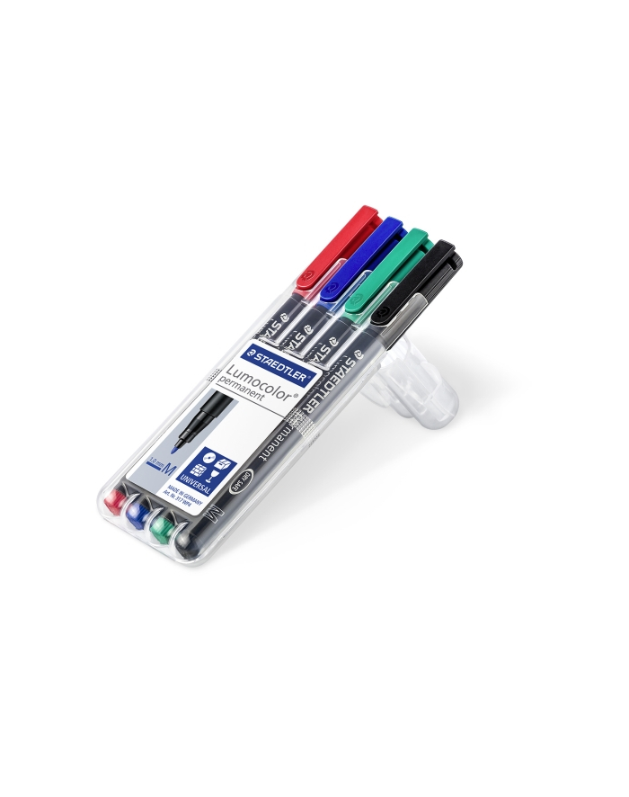STAEDTLER Foliopis Lumocolor kpl. 4 kol. M 317 WP4 główny