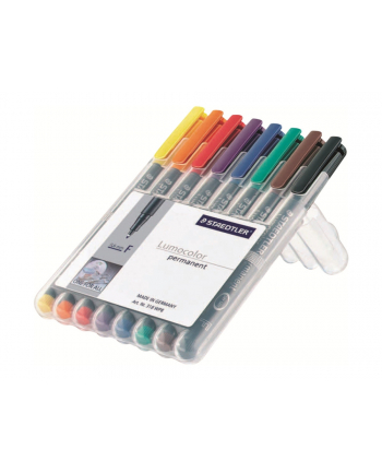 Staedtler Foliopis Lumocolor M Wodoodporny Zestaw 8 Kol. 1 2 3 4 5 6 7 9 W Etui Box nr 1