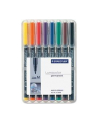 Staedtler Foliopis Lumocolor M Wodoodporny Zestaw 8 Kol. 1 2 3 4 5 6 7 9 W Etui Box - nr 4