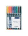 Staedtler Foliopis Lumocolor M Wodoodporny Zestaw 8 Kol. 1 2 3 4 5 6 7 9 W Etui Box - nr 7
