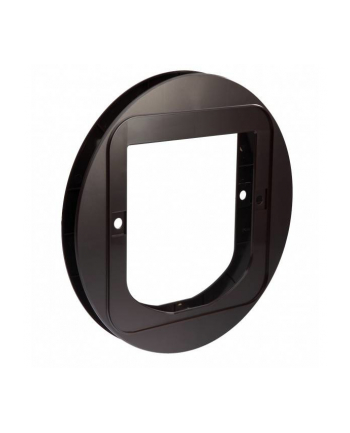 Sureflap DRZWICZKI Z MIKROCHIPEM - FORMA DO MONTAŻU W SZKLE BRĄZOWA