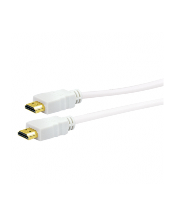Schwaiger HDMI-Kabel przyłączeniowy złącze męskie HDMI do złącze męskie HDMI Biały (4005601084)