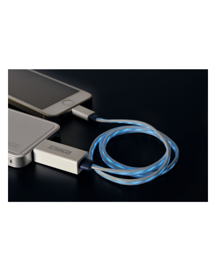 Schwaiger Kabel USB USB 2.0 - Apple Lightning 0,9m (LKL100L532) główny