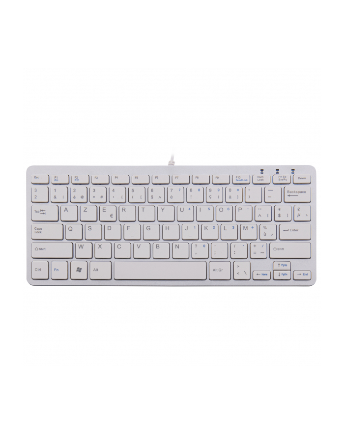 R-GO Tools Compact Keyboard, (BE), white (RGOECBEW) główny