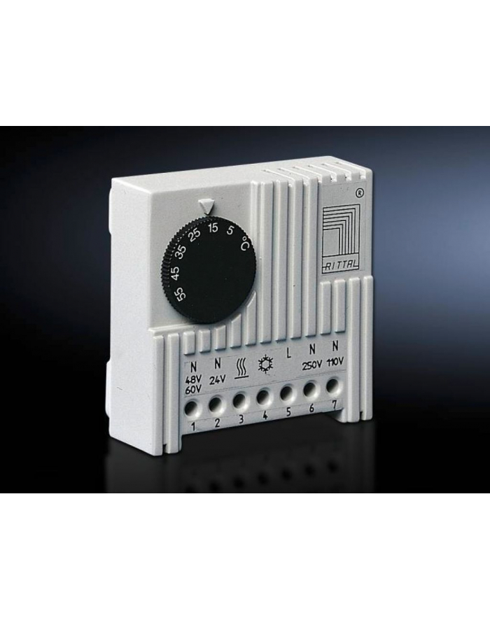 Rittal Regulator temperatury wnętrz obudowy switcha (kontrola 2-pnktowa) (3110.000) główny