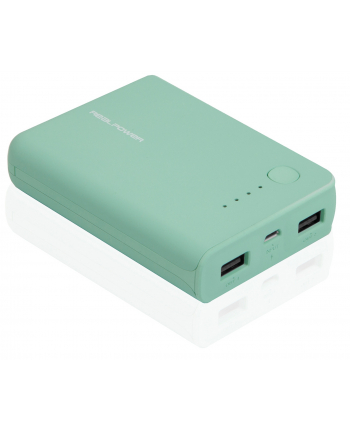 Realpower PB-10k 10000mAh Turkusowy nr 1