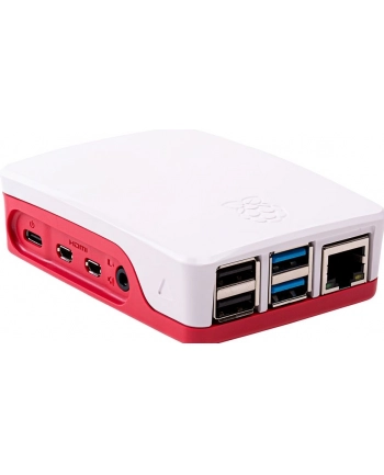 Raspberry Pi Obudowa czerwono-biała (PI4B)