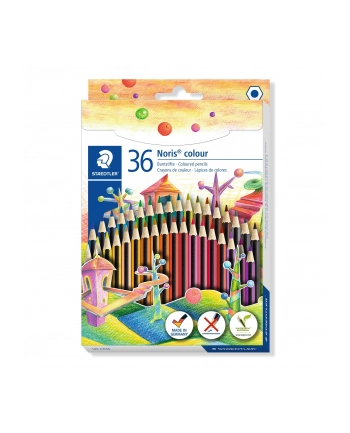 Staedtler Kredki Noris Colour Wopex Sześciokątne 36 Kolorów