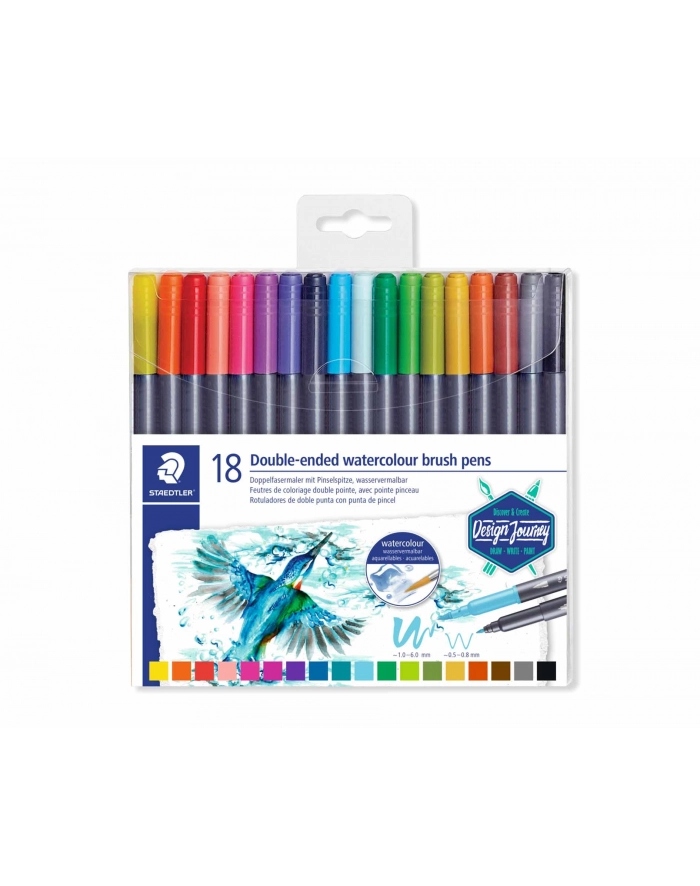 Staedtler Flamastry Dwustronne Do Akwareli 18K główny