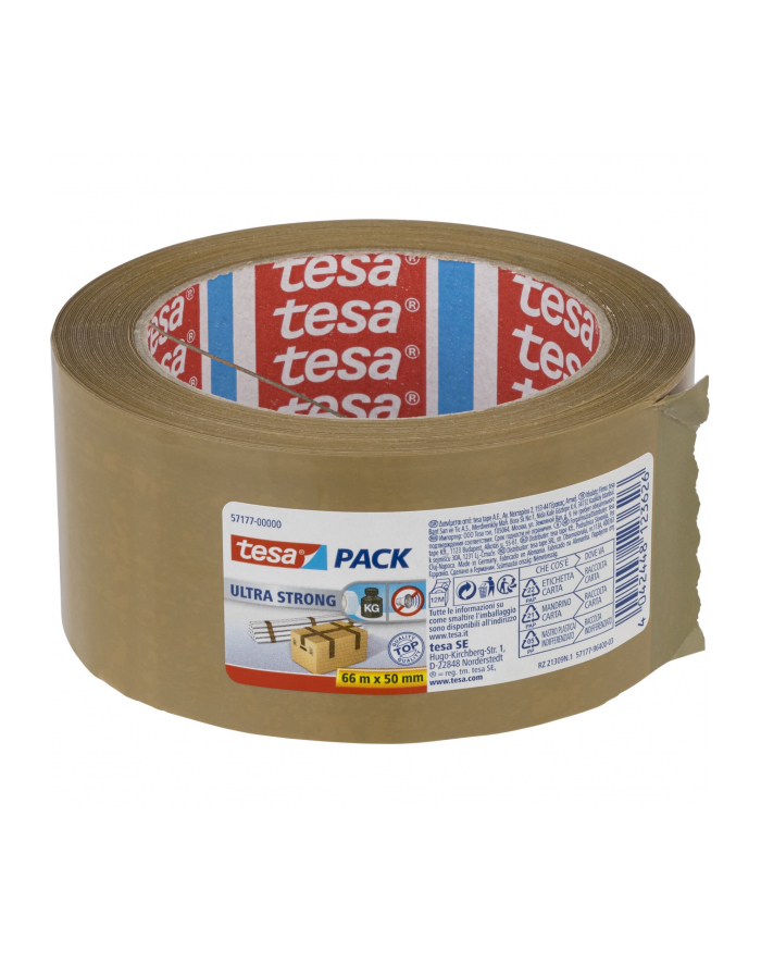 Tesa Taśma Do Pakowania (Dxs) 66 M x 50 mm Brązowy Tesapack® Zawartość: 1 Rolls 57177-00000-00 główny