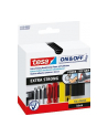 Tesa Rzep montażowy w taśmie EXTRA STRONG samoprzylepny 1m x 50mm czarny - nr 3