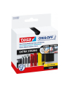 Tesa Rzep montażowy w taśmie EXTRA STRONG samoprzylepny 1m x 50mm czarny - nr 5