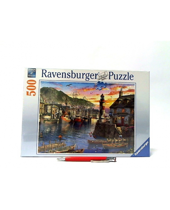 Puzzle 500el Poranek w porcie 150458 RAVENSBURGER